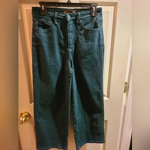 Judy Blue High Waist Wide Leg Crop Jeans